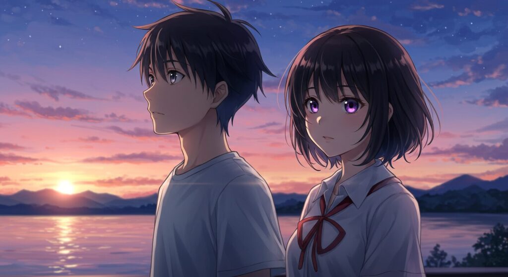 『三角の距離は限りないゼロ』のファンが語るシリーズの魅力。成長した主人公とヒロインが、穏やかな表情で未来を見つめている