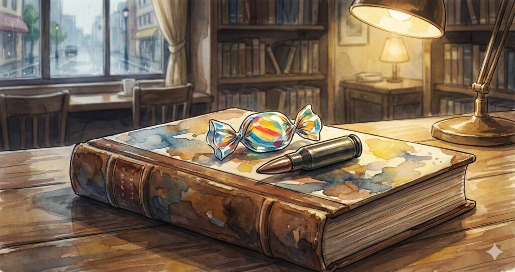 『砂糖菓子の弾丸は撃ちぬけない』の象徴アイテムであるキャンディと弾丸